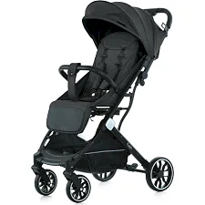 Детская прогулочная Коляска BAMBI FLASH (M 5727-1 Almost Black) алюминий