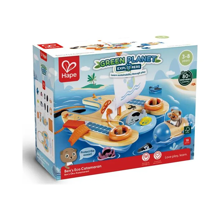 Игровой набор Hape Спасательный катамаран (E3427)