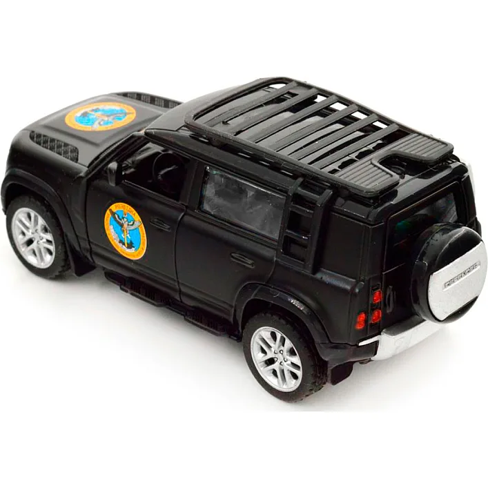Автомодель серии Шевроны Героев - LAND ROVER DEFENDER 110 - ГУР МО (Маш6909)