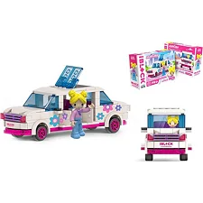 Конструктор Kids hits IBLOCK JUNIOR KH08/002/2, Девочки, Гламурная поездка Лимузин, 232 дет,компл. фигур, инстр., наклейки, короб. 24*16*6 (Кон9816)