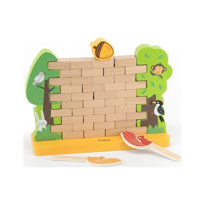 Настольная игра Viga Toys Стена из кирпичиков (44566)