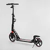 Самокат двухколесный "Best Scooter" 60054-R (2) ФАРА, переднее колесо PU 230 мм, заднее колесо 200мм, 2 амортизатора, дисковый тормоз, зажим руля