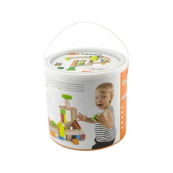 Конструктор Viga Toys Горки для шариков 49 элементов (51619)