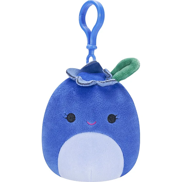 М'яка іграшка на кліпсі SQUISHMALLOWS – ЧОРНИЦЯ БЛУБІ (9 cm)