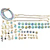 Набор для создания браслетов Pandora THE BEST GOLD(Blue) с подвесками
