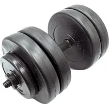 Гантель наборная композитная в пластиковой оболочке Rock pro 23 кг NE-PL-G-023