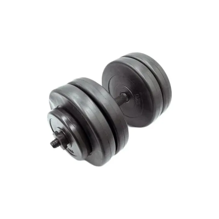 Гантель наборная композитная в пластиковой оболочке Rock pro 23 кг NE-PL-G-023