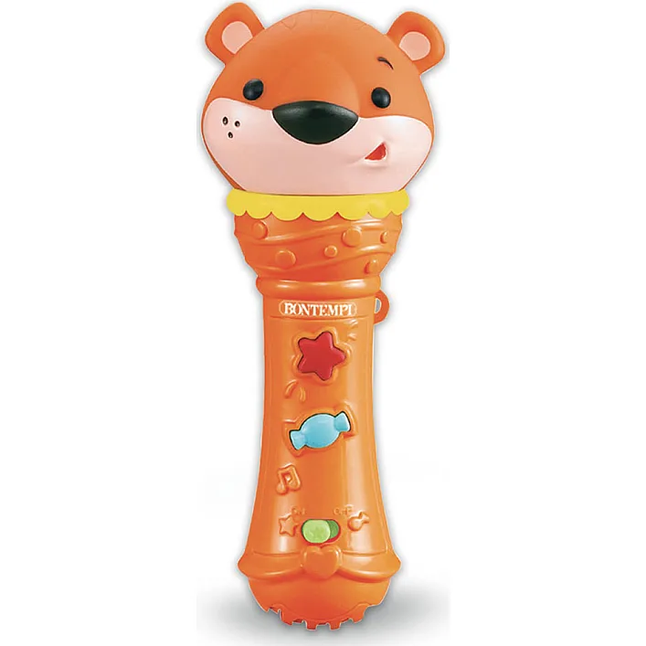 Детская музыкальная игрушка "Мой первый микрофон Зверюшка", Bontempi (411925)