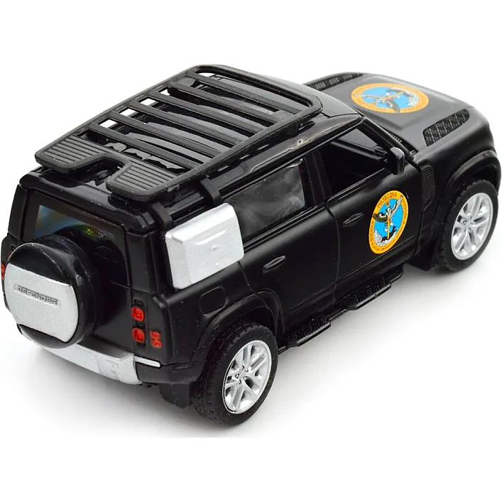 Автомодель серии Шевроны Героев - LAND ROVER DEFENDER 110 - ГУР МО (Маш6909)
