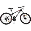 Велосипед MTB2602-2, 26 дюймов, алюминиевая рама 13 Shimano 21SP черно-красный