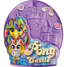Креативное творчество "Pony Castle" BPS-01-01U с мягкой игрушкой Фиолетовый