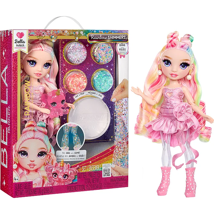 Ігровий набір з лялькою RAINBOW HIGH серії "Rainbow Shimmers" - БЕЛЛА (зі слаймом)