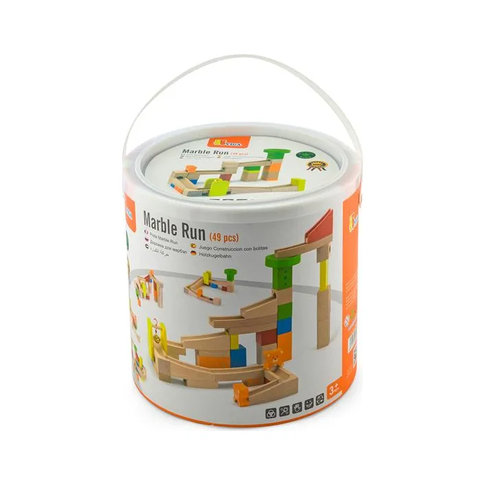 Конструктор Viga Toys Горки для шариков 49 элементов (51619)