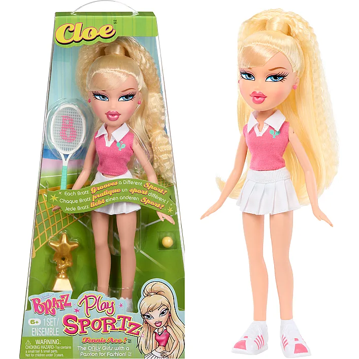 Ігровий набір BRATZ серії "Play Sportz" – ТЕНІСИСТКА ХЛОЯ (з акс.)