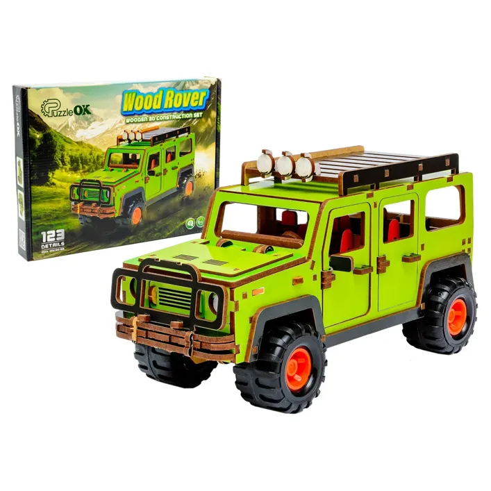 Деревянный 3D конструктор "Wood Rover" Puz-00951 PuzzleOK (Дер6448)