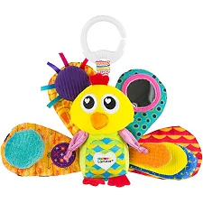 Мягкая игрушка-подвеска Lamaze Павлин с пищалкой (L27013)