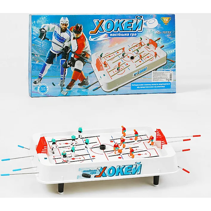 Хоккей 75773 (16) "TK Group", 12 фигурок игроков, наклейки, в коробке