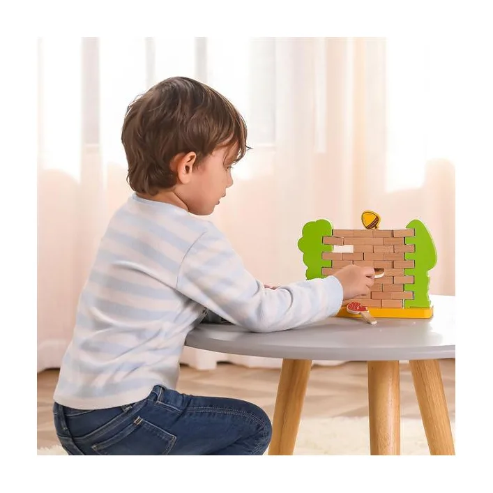 Настольная игра Viga Toys Стена из кирпичиков (44566)
