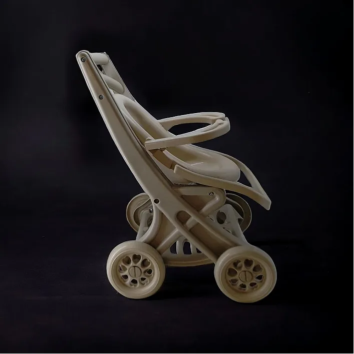 Коляска для кукол сидячая Eco Beige 0122/02eco DOLONI (Дев2232)