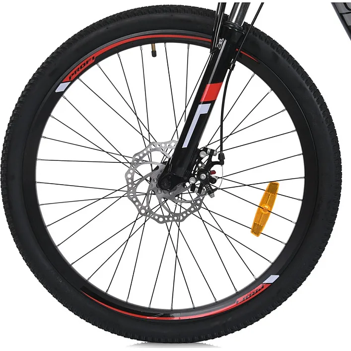 Велосипед MTB2602-2, 26 дюймов, алюминиевая рама 13 Shimano 21SP черно-красный