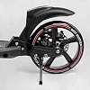 Самокат двухколесный "Best Scooter" 60054-R (2) ФАРА, переднее колесо PU 230 мм, заднее колесо 200мм, 2 амортизатора, дисковый тормоз, зажим руля