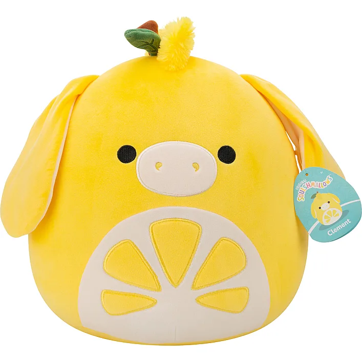 М'яка іграшка SQUISHMALLOWS – ВІСЛЮЧОК-ЛИМОНЧИК КЛЕМЕНТ (30 см)