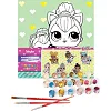 Набор для росписи по номерам для детей "L.O.L. Surprise! TroopSurprise Kitty Queen With Kitty Kitty" 40х40 см IDEYKA