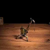 Коллекционная модель-конструктор Metal Time Mighty Machine Портовый кран механический двухцветный (MT055)