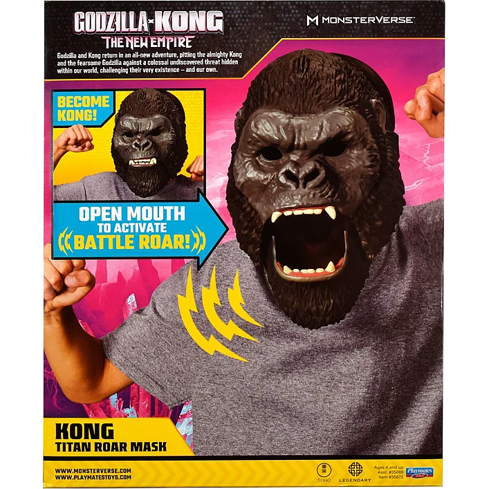 Интерактивная игрушка Godzilla vs. Kong – Маска Конга (звук)