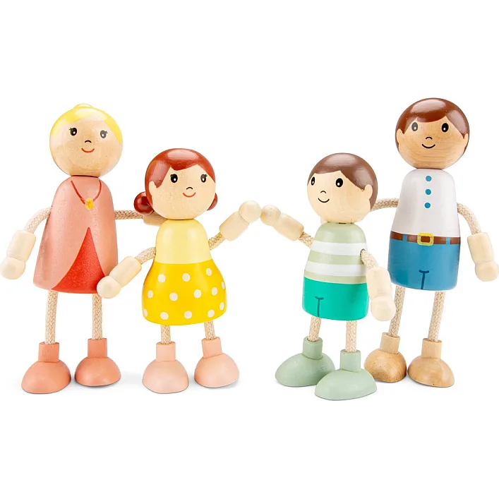 Набор кукол для кукольного домика, New Classic Toys (107406)