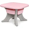 Дитячий столик з двома стільцями NEW TABLE-8 сіро-рожевий