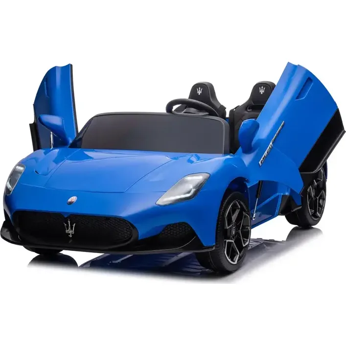 Электромобиль MASERATI S313 двухместный, кожаные сиденья, колеса, EVA, MP3, Р/К, 12В*14АH, 4*45W (Рез2313)