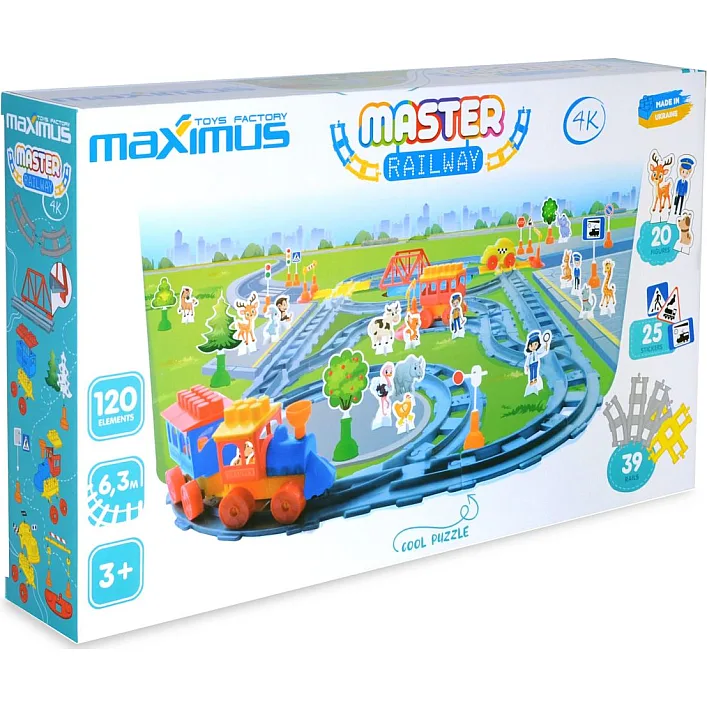 Конструктор "Master Railway" №4 120 ел 5211 Maximus (Укр5241)