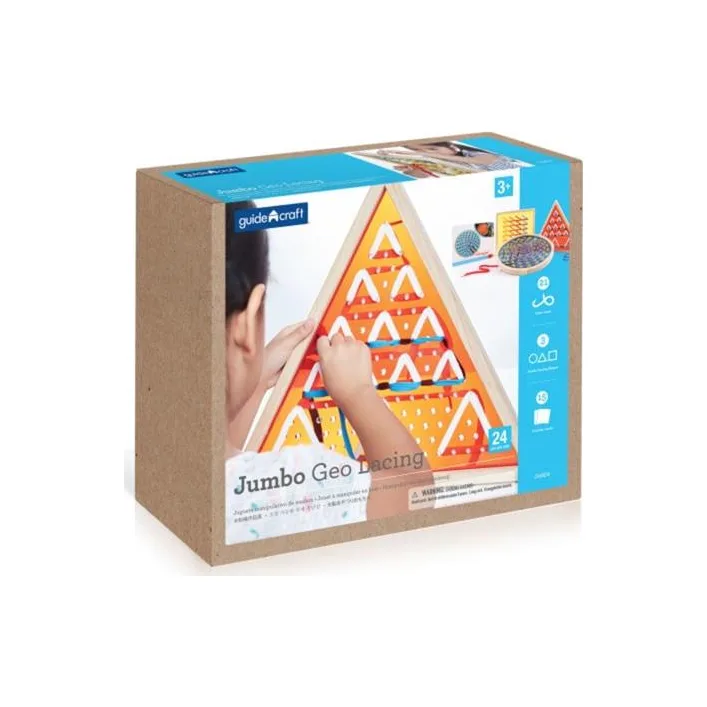 Шнуровка Guidecraft Manipulatives Большие фигуры (G6804)