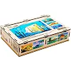 Деревянный пазл 4 в 1 "Морские жители" 15 элем. в рисунке PuzzleOK (Дер9653)