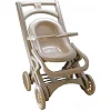Коляска для кукол сидячая Eco Beige 0122/02eco DOLONI (Дев2232)