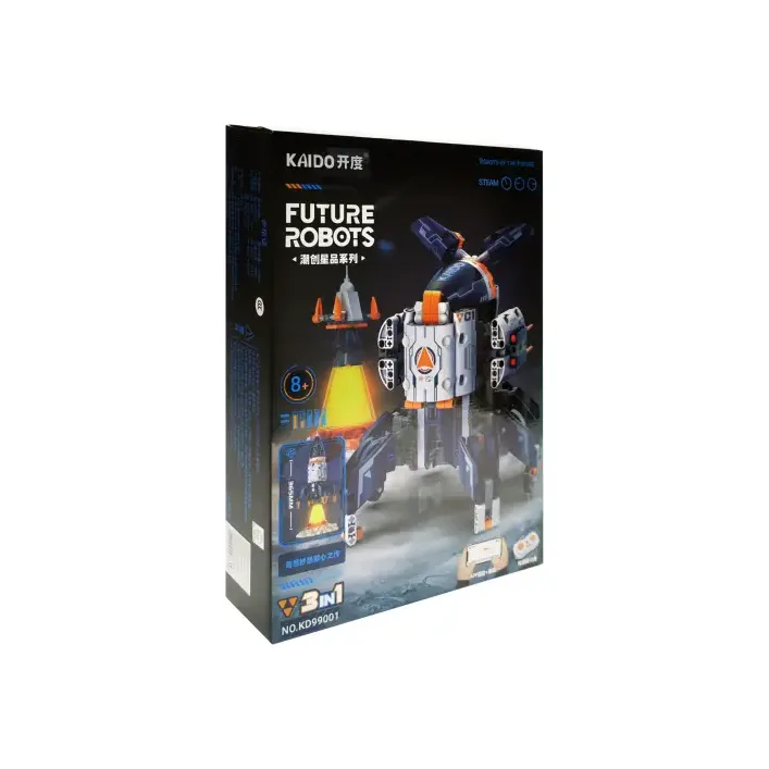 Конструктор "Космическая ракета" 755дет в коробке KD99001 (Р) р.38*27*7см (Кон8256)