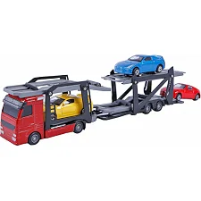 Игровой набор – АВТОПЕРЕВОЗЧИК (автоперевозчик, 3 машины, 1:60, 26cm) TECHNODRIVE (Маш5417)