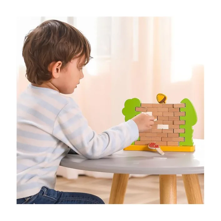 Настольная игра Viga Toys Стена из кирпичиков (44566)