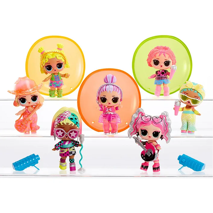 Игровой набор с куклой 120674 L.O.L. SURPRISE! серии "Neon Pop" - ЗВЕЗДЫ (в ассорт., в диспл.) (Лял6521)