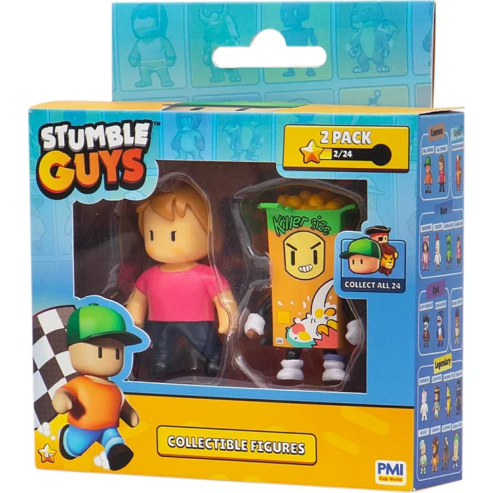 Набір колекційних фігурок STUMBLE GUYS - МІС СТАМБЛ І КІЛЕР (2 фігурки, 6 cm)
