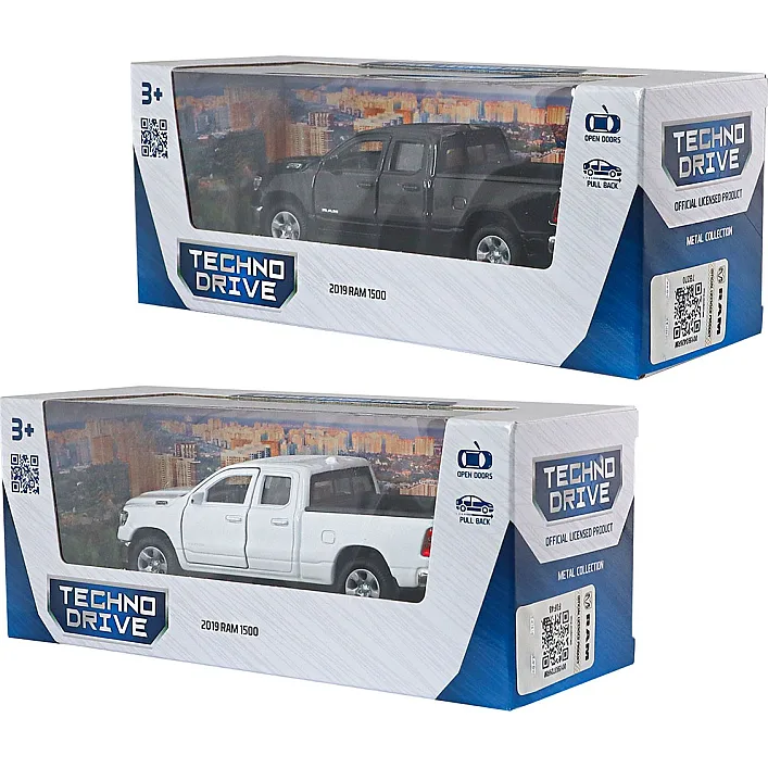 Автомодель - RAM 1500 2019 (білий, чорний)