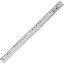 ЛИНИЙКА Buromax 30см.алюминиевая ВМ.5800-30 (Кнц5800)