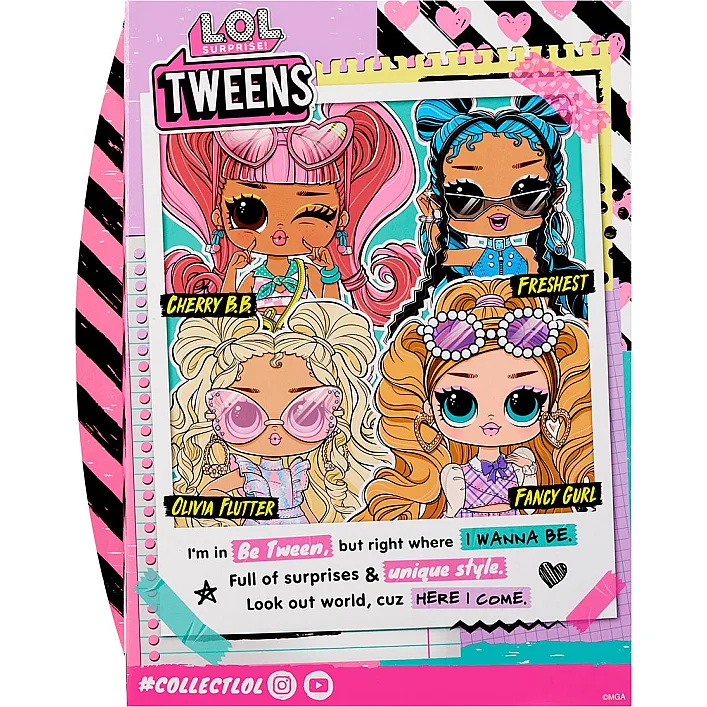 Игровой набор с куклой L.O.L. Surprise! серии Tweens Core – Модница
