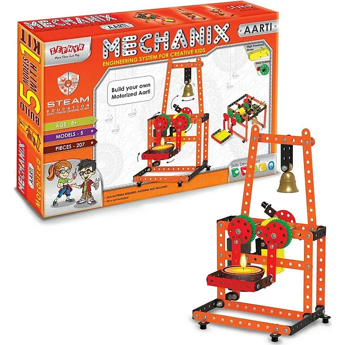 Металлический конструктор "MECHANIX" Аарти (207 элем)