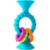 Прорезыватель-погремушка на присосках Fat Brain Toys pipSquigz Loops бирюзовый (FA166-1)