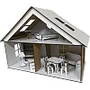 Кукольный домик «LOL HOUSE» Белый 31*22*44 см (Дев4828)