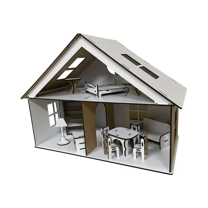 Кукольный домик «LOL HOUSE» Белый 31*22*44 см (Дев4828)