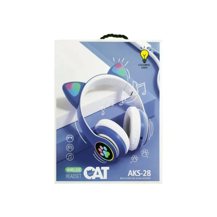 Детские блузки наушники LED CAT EAR STN-28/VIV23M/STN-23M/AA10-2/P10-2 (Муз2530)