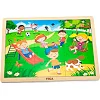 Дерев'яний пазл Viga Toys Пори року: весна, 24 ел. (51269)